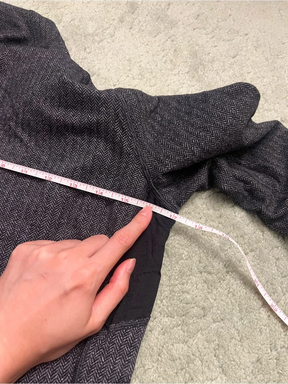 lululemon athletica Think Fast Long-Sleeve Heathered Pullover Dress in Dark Gray